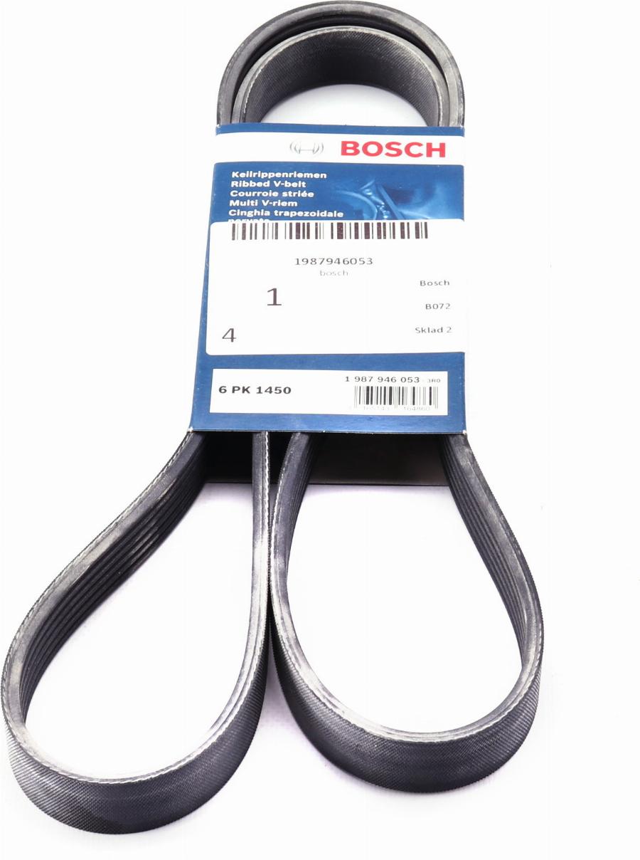 BOSCH 1 987 946 053 - Courroie trapézoïdale à nervures cwaw.fr