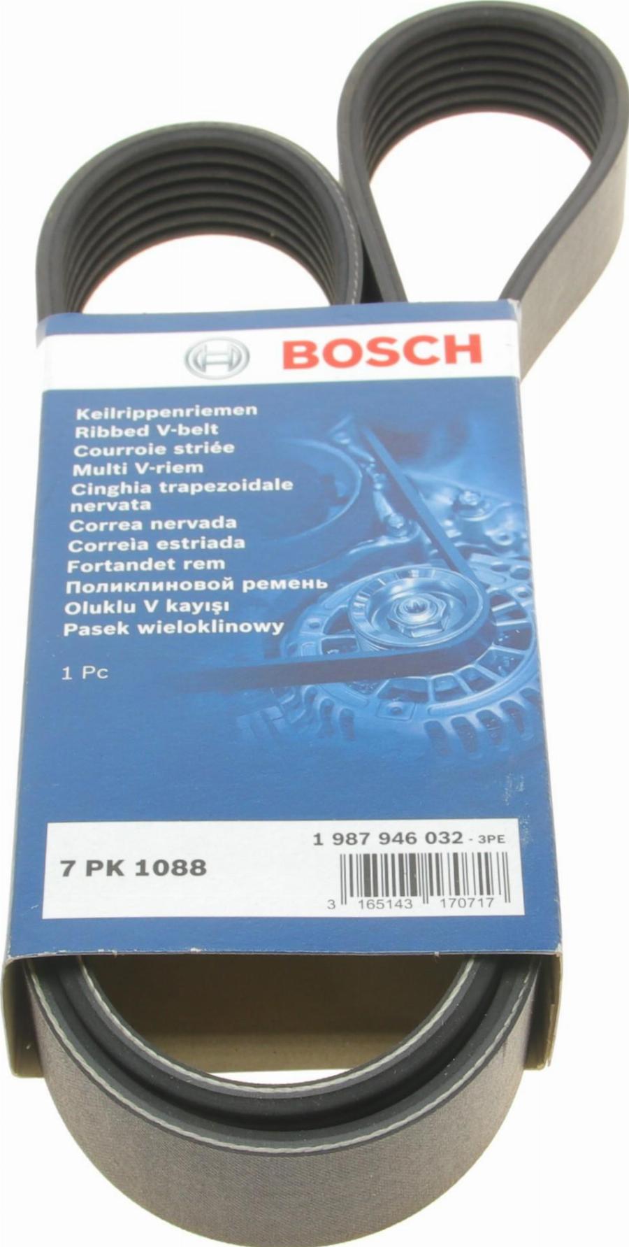 BOSCH 1 987 946 032 - Courroie trapézoïdale à nervures cwaw.fr