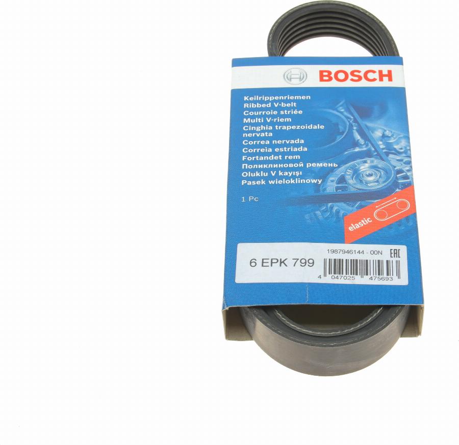 BOSCH 1 987 946 144 - Courroie trapézoïdale à nervures cwaw.fr