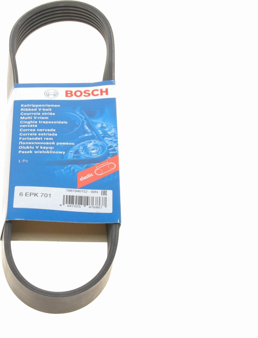 BOSCH 1 987 946 152 - Courroie trapézoïdale à nervures cwaw.fr