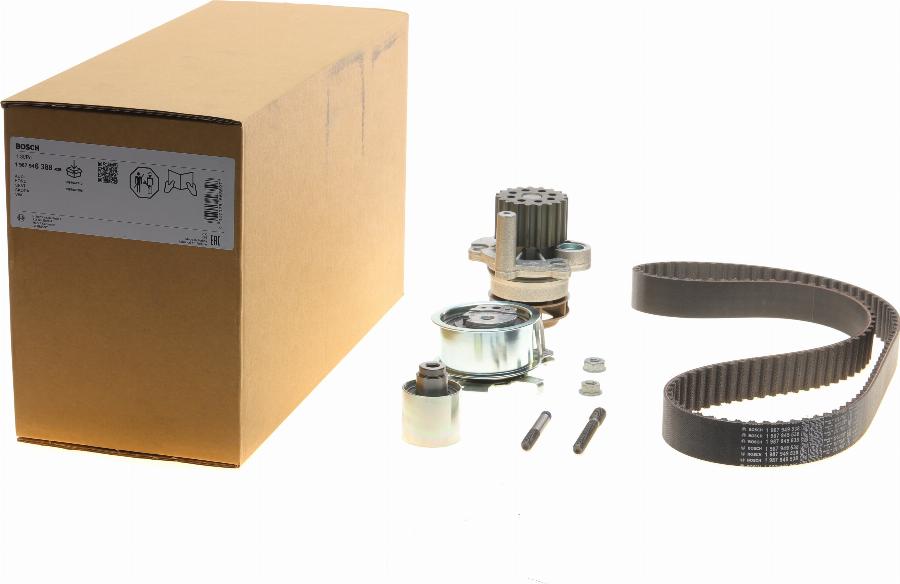 BOSCH 1 987 946 388 - Pompe à eau + kit de courroie de distribution cwaw.fr