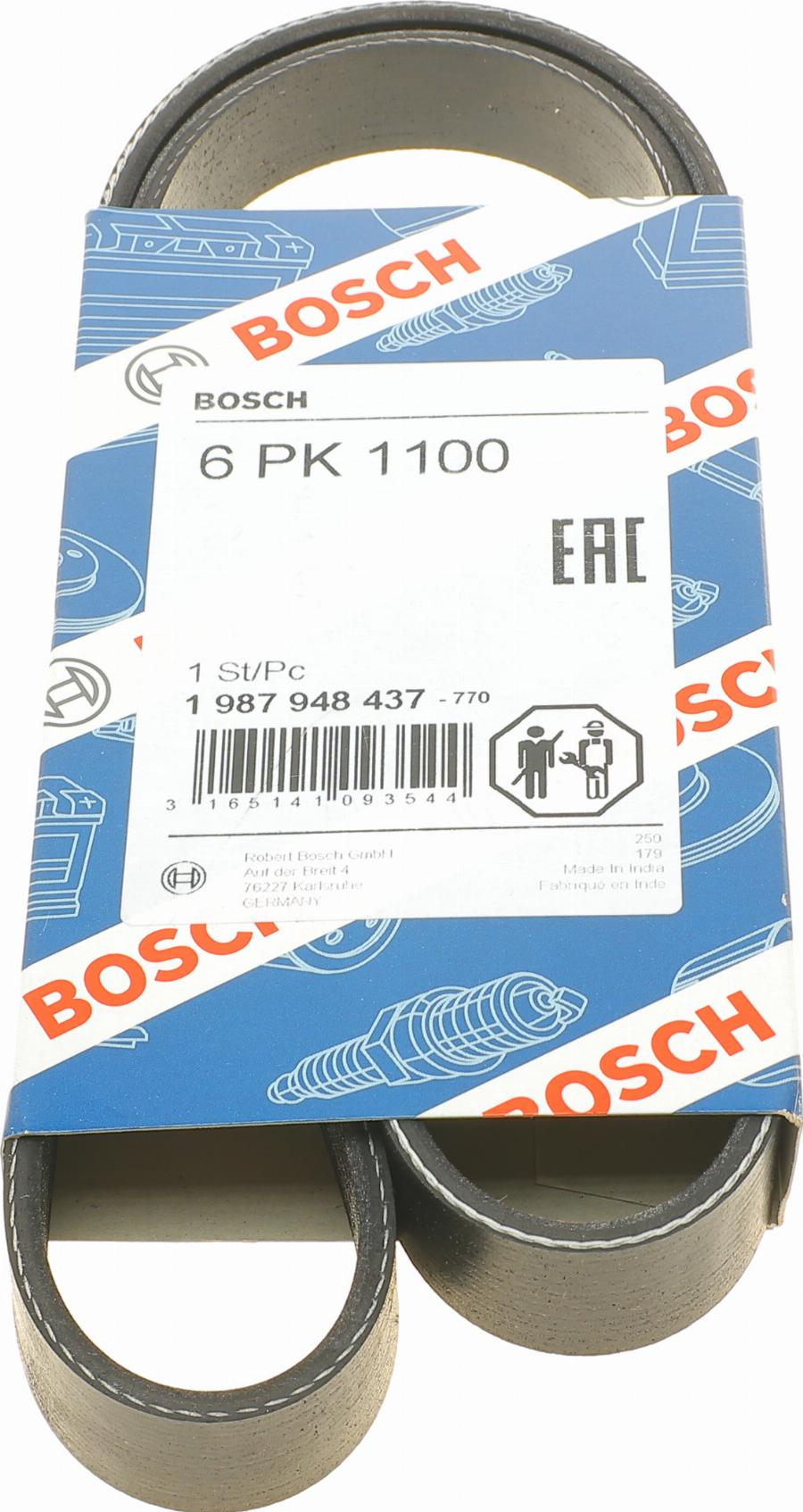 BOSCH 1 987 948 437 - Courroie trapézoïdale à nervures cwaw.fr