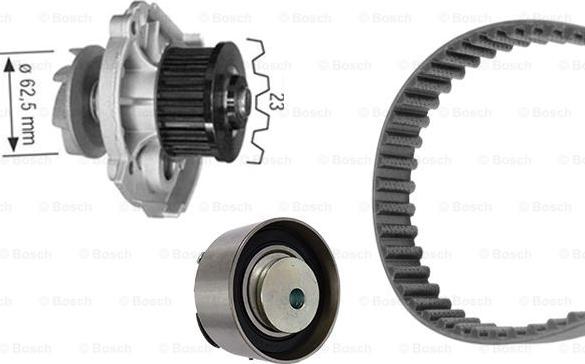 BOSCH 1 987 948 889 - Pompe à eau + kit de courroie de distribution cwaw.fr