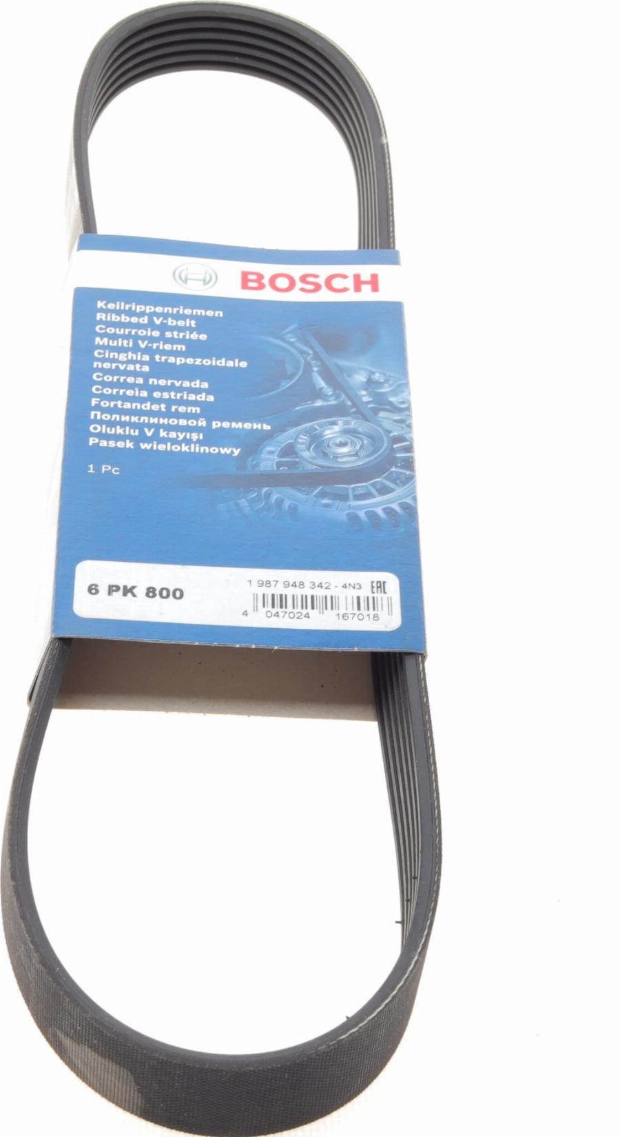 BOSCH 1 987 948 342 - Courroie trapézoïdale à nervures cwaw.fr