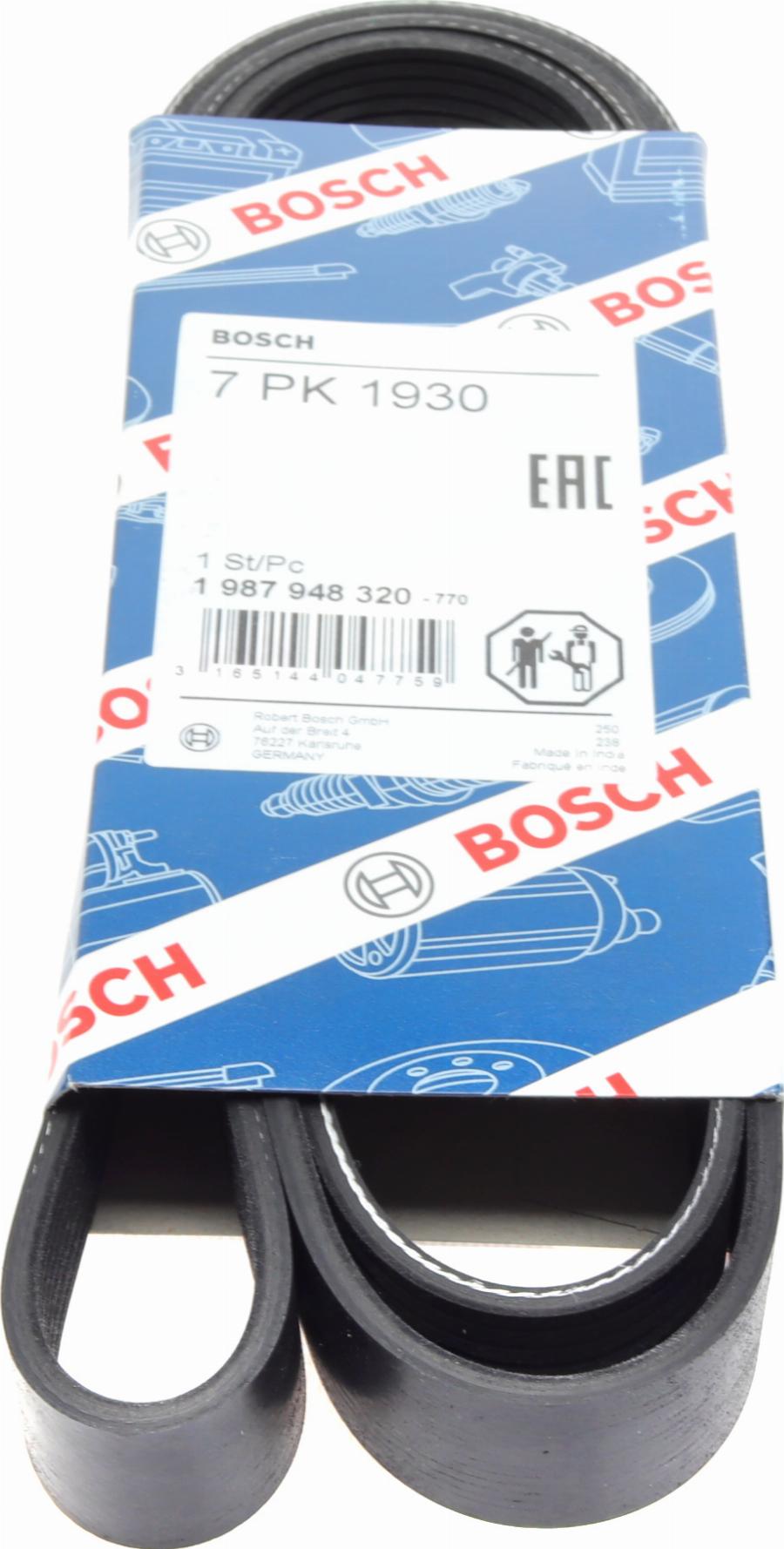 BOSCH 1 987 948 320 - Courroie trapézoïdale à nervures cwaw.fr