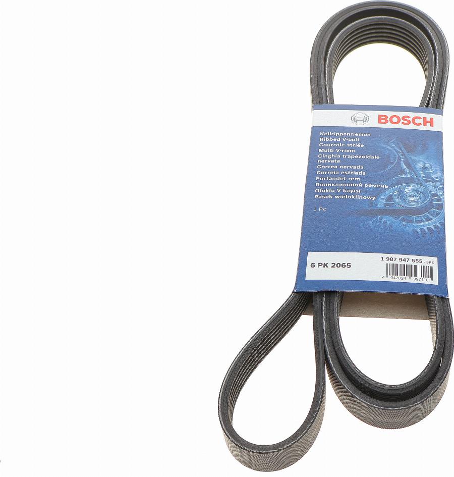 BOSCH 1 987 947 555 - Courroie trapézoïdale à nervures cwaw.fr