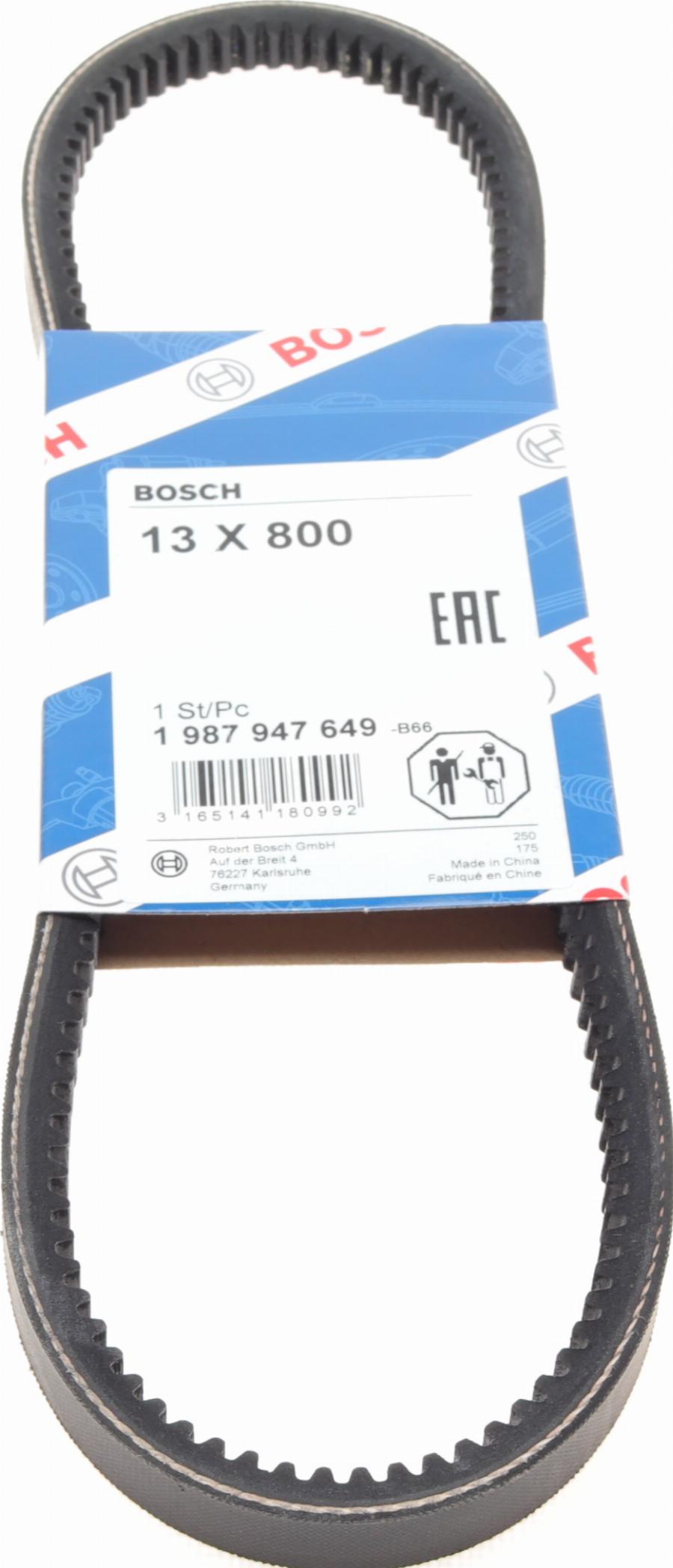 BOSCH 1987947649 - Courroie trapézoïdale cwaw.fr