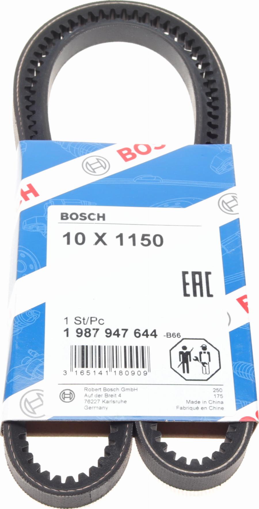 BOSCH 1987947644 - Courroie trapézoïdale cwaw.fr