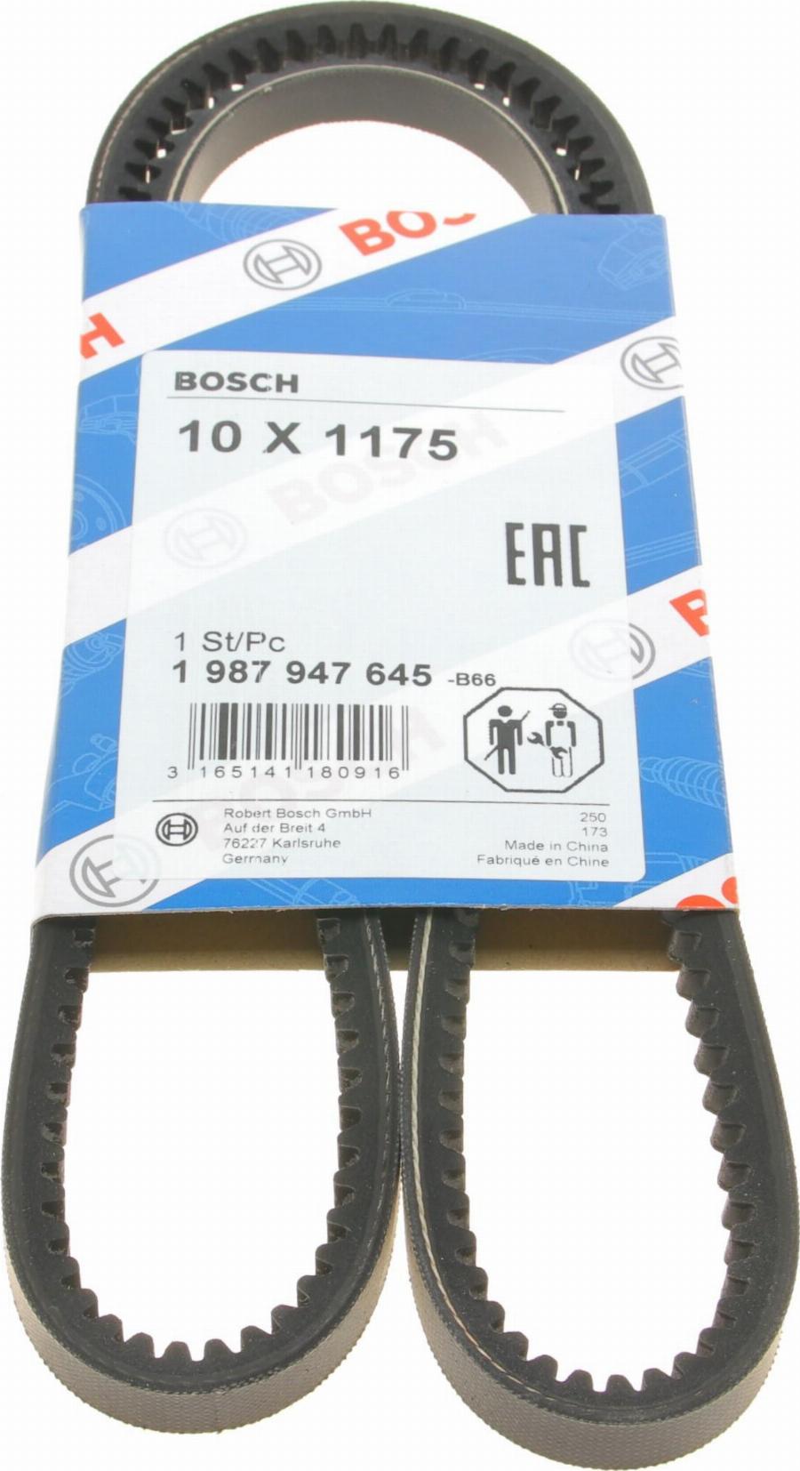 BOSCH 1 987 947 645 - Courroie trapézoïdale cwaw.fr