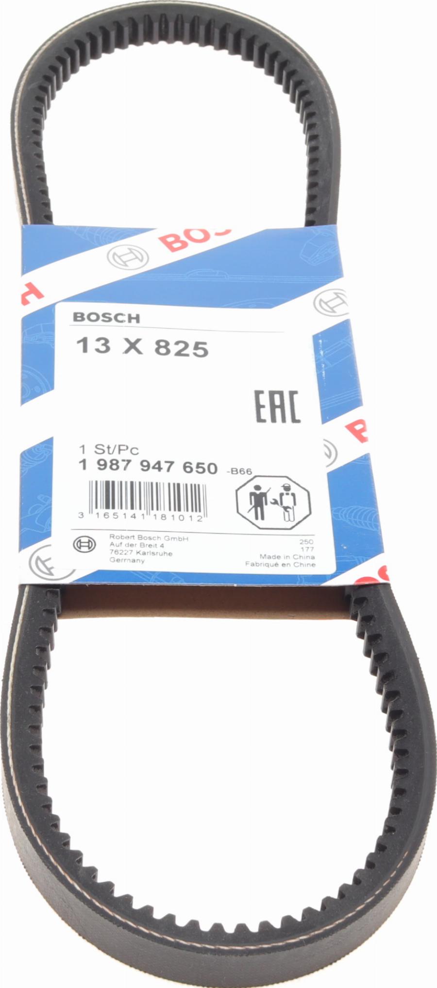 BOSCH 1 987 947 650 - Courroie trapézoïdale cwaw.fr