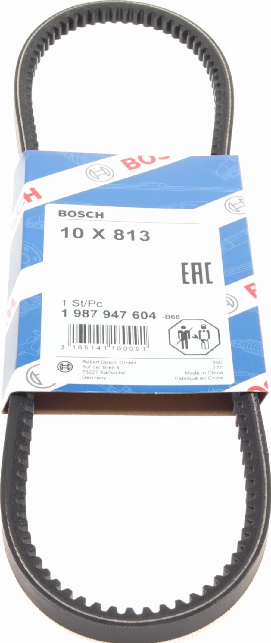 BOSCH 1987947604 - Courroie trapézoïdale cwaw.fr