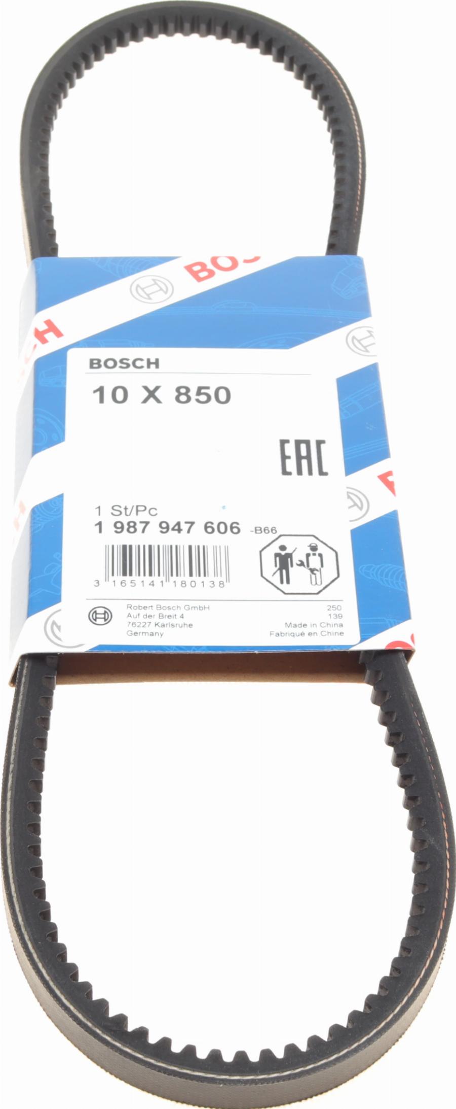 BOSCH 1987947606 - Courroie trapézoïdale cwaw.fr