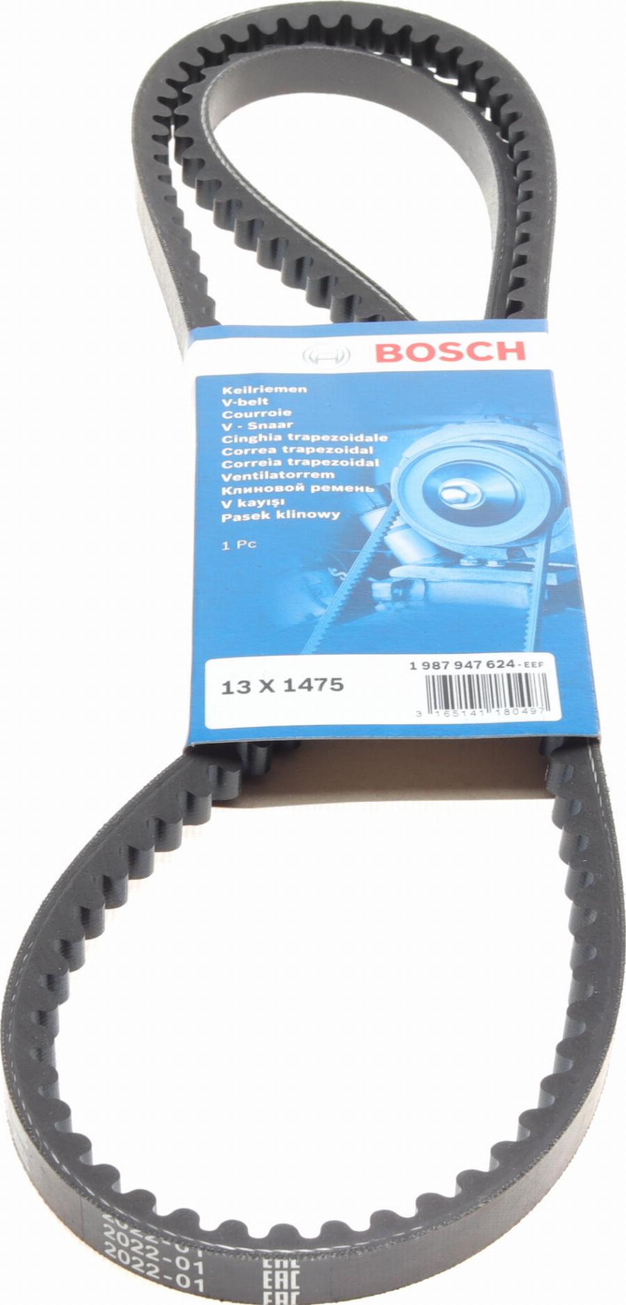 BOSCH 1 987 947 624 - Courroie trapézoïdale cwaw.fr