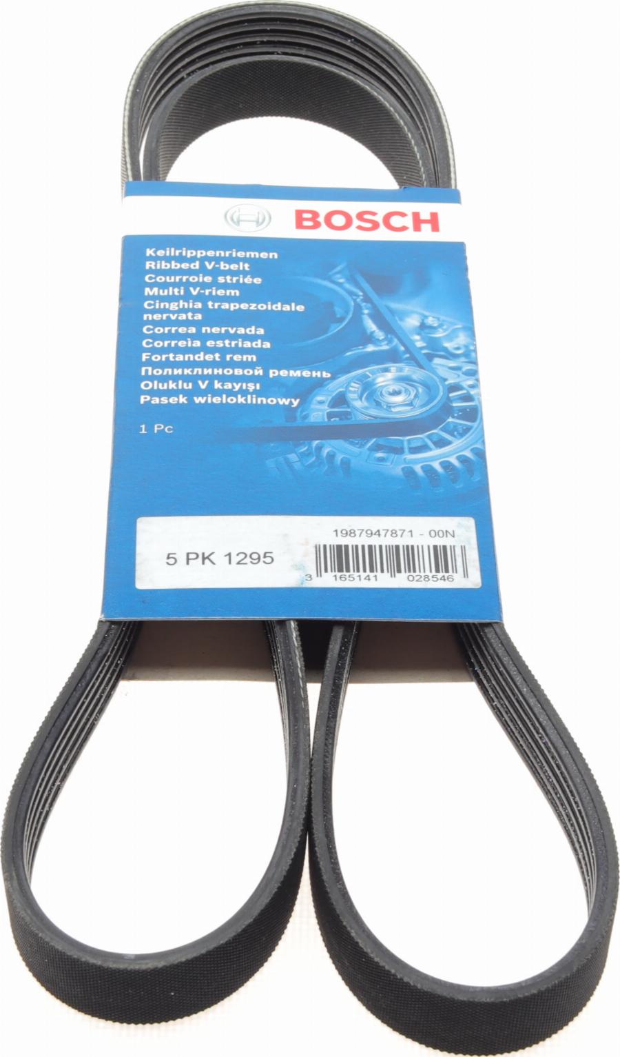 BOSCH 1 987 947 871 - Courroie trapézoïdale à nervures cwaw.fr