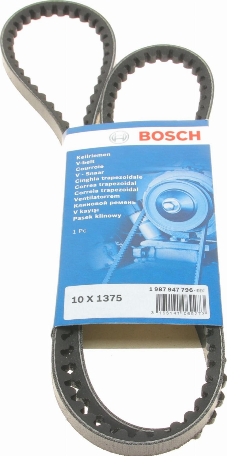 BOSCH 1 987 947 796 - Courroie trapézoïdale cwaw.fr