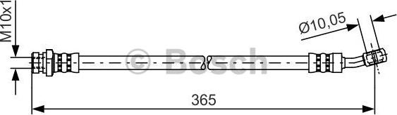 BOSCH 1 987 481 456 - Flexible de frein cwaw.fr