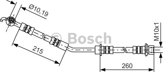 BOSCH 1 987 481 409 - Flexible de frein cwaw.fr