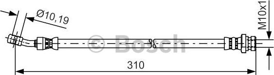 BOSCH 1 987 481 416 - Flexible de frein cwaw.fr