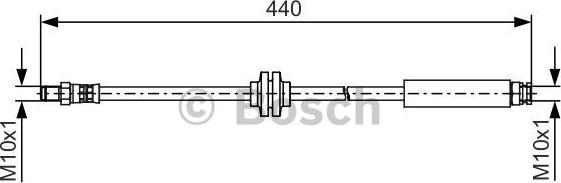 BOSCH 1 987 481 484 - Flexible de frein cwaw.fr