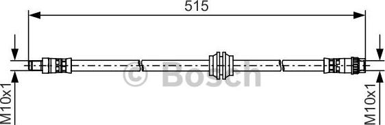 BOSCH 1 987 481 480 - Flexible de frein cwaw.fr