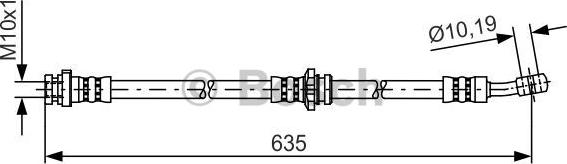 BOSCH 1 987 481 433 - Flexible de frein cwaw.fr