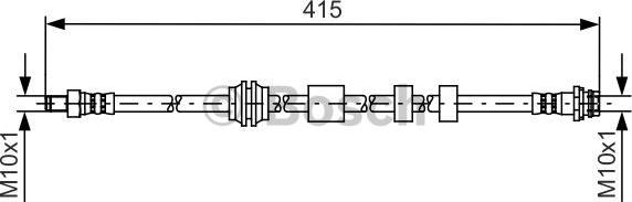 BOSCH 1 987 481 425 - Flexible de frein cwaw.fr