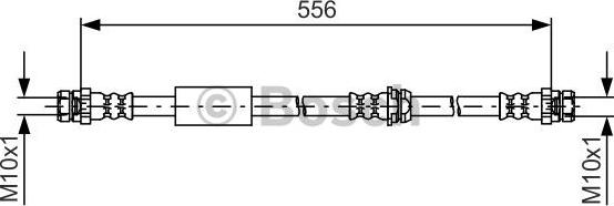 BOSCH 1 987 481 593 - Flexible de frein cwaw.fr