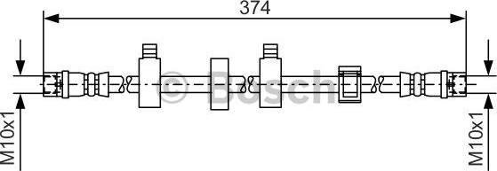 BOSCH 1 987 481 539 - Flexible de frein cwaw.fr