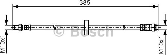 BOSCH 1 987 481 531 - Flexible de frein cwaw.fr