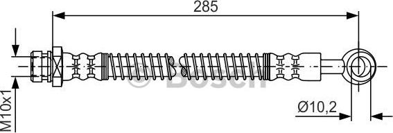 BOSCH 1 987 481 645 - Flexible de frein cwaw.fr