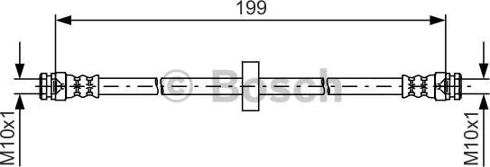 BOSCH 1 987 481 607 - Flexible de frein cwaw.fr