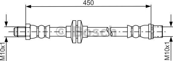 BOSCH 1 987 481 683 - Flexible de frein cwaw.fr