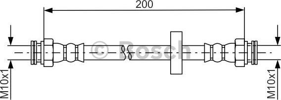 BOSCH 1 987 481 670 - Flexible de frein cwaw.fr