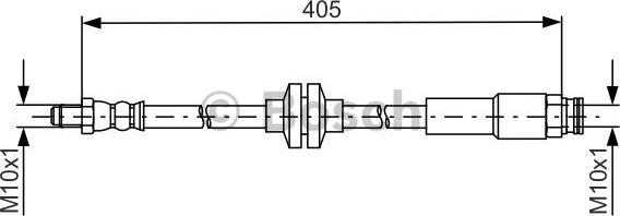 BOSCH 1 987 481 671 - Flexible de frein cwaw.fr