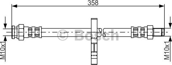 BOSCH 1 987 481 019 - Flexible de frein cwaw.fr