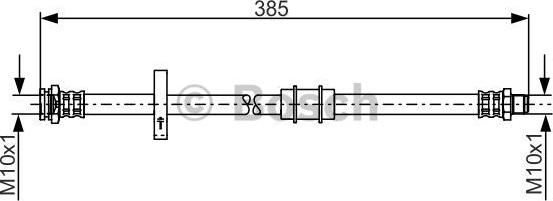 BOSCH 1 987 481 190 - Flexible de frein cwaw.fr