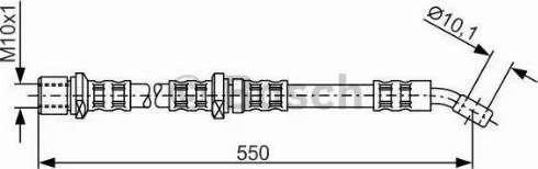 BOSCH 1 987 481 135 - Flexible de frein cwaw.fr