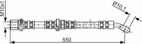 BOSCH 1 987 481 136 - Flexible de frein cwaw.fr