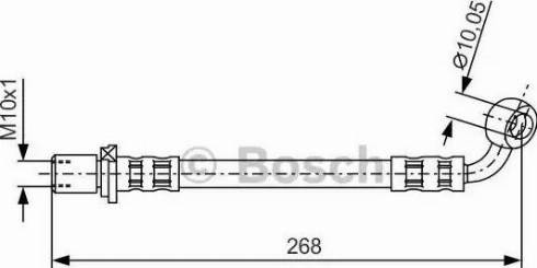 BOSCH 1 987 481 130 - Flexible de frein cwaw.fr