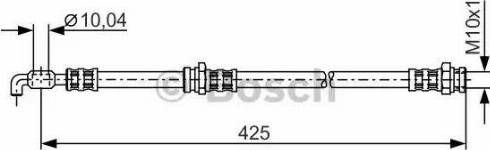 BOSCH 1 987 481 315 - Flexible de frein cwaw.fr