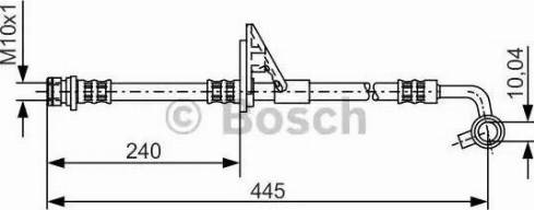 BOSCH 1 987 481 318 - Flexible de frein cwaw.fr