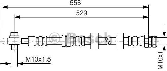 BOSCH 1 987 481 375 - Flexible de frein cwaw.fr