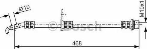 BOSCH 1 987 481 294 - Flexible de frein cwaw.fr