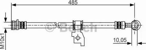 BOSCH 1 987 481 205 - Flexible de frein cwaw.fr