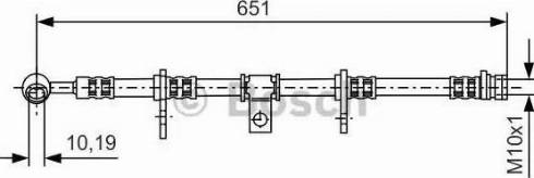 BOSCH 1 987 481 207 - Flexible de frein cwaw.fr