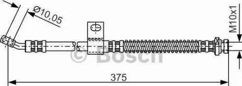 BOSCH 1 987 481 284 - Flexible de frein cwaw.fr