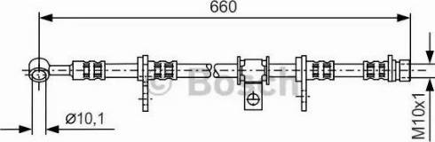 BOSCH 1 987 481 232 - Flexible de frein cwaw.fr