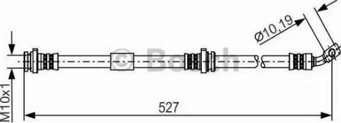 BOSCH 1 987 481 226 - Flexible de frein cwaw.fr