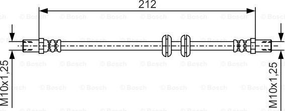 BOSCH 1 987 481 A51 - Flexible de frein cwaw.fr