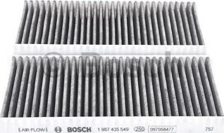 BOSCH 1 987 435 549 - Filtre, air de l'habitacle cwaw.fr